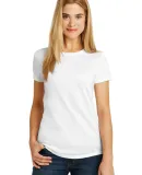 Anvil 6750L by Gildan Ladies' Triblend Scoop Neck  in White