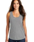 DM138L District Made Ladies Perfect Tri-Blend Race Grey Frost