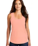 DM138L District Made Ladies Perfect Tri-Blend Race Hthrd Dsty Pch