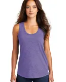 DM138L District Made Ladies Perfect Tri-Blend Race Purple Frost