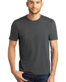 DM130 District Made Mens Perfect Tri-Blend Crew Te in Charcoal