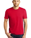 DM130 District Made Mens Perfect Tri-Blend Crew Te in Classic red