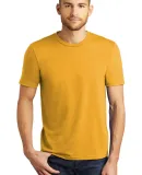 DM130 District Made Mens Perfect Tri-Blend Crew Te in Ochreylwhr