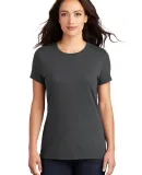 DM130L District Made Ladies Perfect Tri-Blend Crew in Charcoal