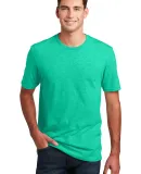 DM108 District Made Mens Perfect Blend Crew Tee in Aquahthr