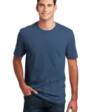 DM108 District Made Mens Perfect Blend Crew Tee in Dp royal fleck