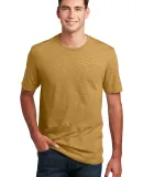 DM108 District Made Mens Perfect Blend Crew Tee in Goldhthr