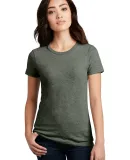 DM108L District Made Ladies Perfect Blend Crew Tee in Htdolive