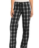 District DT2800 Juniors Flannel Plaid Pant in Black