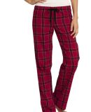 District DT2800 Juniors Flannel Plaid Pant in New red