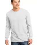 District DT5200 Young Mens The Concert Tee Long Sl White