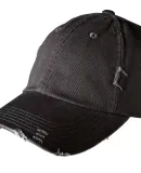 District DT600 Distressed Dad Hat Black