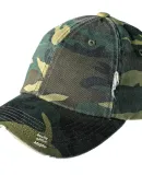 District DT600 Distressed Dad Hat Camo