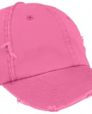 District DT600 Distressed Dad Hat True Pink