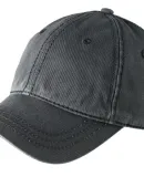 District DT610 Thick Stitch Weathered Dad Hat Nickel/Black