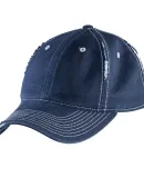 DT612 District Rip and Distressed Cap  New Nvy/Lt Blu