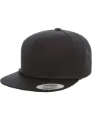 DISCONTINUED 6002 Flexfit Classic Poplin Golf Hat BLACK