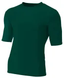 N3283 A4 Adult Compression Tee FOREST