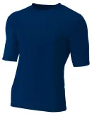 N3283 A4 Adult Compression Tee NAVY