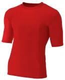 N3283 A4 Adult Compression Tee SCARLET