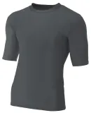 N3283 A4 Adult Compression Tee GRAPHITE