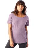 Alternative Apparel AA5064 Women's Backstage 50/50 in Vintage iris