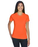  UltraClub 8620L Ladies' Cool & Dry Basic Performa in Bright orange