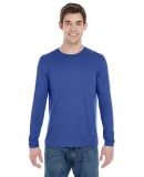 Gildan G474 Adult Tech Long Sleeve T-Shirt in Marbled royal