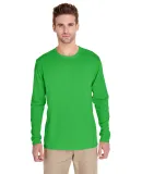 Gildan G474 Adult Tech Long Sleeve T-Shirt in Electric green