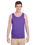 Gildan 5200 Heavy Cotton Tank Top in Purple