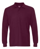 Gildan G729 DryBlend Double Pique Long-Sleeve Polo MAROON