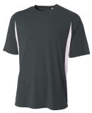 A4 NB3181 Drop Ship Youth Cooling Performance Colo in Graphite/ white