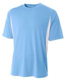 A4 NB3181 Drop Ship Youth Cooling Performance Colo in Light blue/ wht