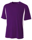 A4 NB3181 Drop Ship Youth Cooling Performance Colo in Purple/ white