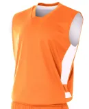 N2349 A4 Drop Ship Adult Reversible Speedway Muscl Orange/White
