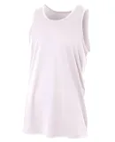 N2359 A4 Drop Ship Sport Tank Shirt WHITE