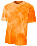 N3295 A4 Drop Ship Men's Cloud Dye T-Shirt Athletic Orange