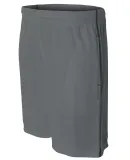 N5340 A4 Drop Ship Men's Flat Back Mesh Shorts w/  Graphite