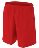 N5343 A4 Drop Ship Men's Woven Soccer Shorts SCARLET