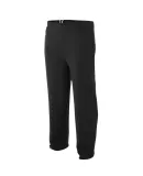 N6193 A4 Drop Ship Men's Fleece Tech Pants Black