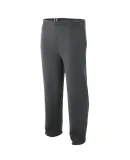 N6193 A4 Drop Ship Men's Fleece Tech Pants Graphite