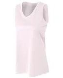 NW2360 A4 Drop Ship Ladies' Athletic Tank Top WHITE