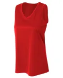 NW2360 A4 Drop Ship Ladies' Athletic Tank Top SCARLET