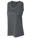 NW2360 A4 Drop Ship Ladies' Athletic Tank Top GRAPHITE