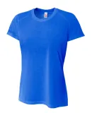 NW3264 A4 Drop Ship Ladies' Short Sleeve Spun Poly ROYAL