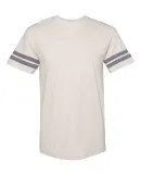 LAT 6937 Adult Fine Jersey Football Tee NAT HTH/ GRAN HT