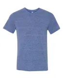 01993E1 Alternative Men's Drop Neck Eco-Jersey Cre ECO PACIFIC BLUE