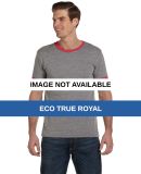 AA2072 alternative Men's Contrast Ringer Crew Eco True Royal
