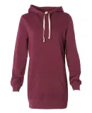 Independent Trading Co. PRM65DRS Women's Hoodie Dr Maroon