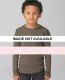 T107 American Apparel Kids Baby Thermal Long Sleev Light Pink